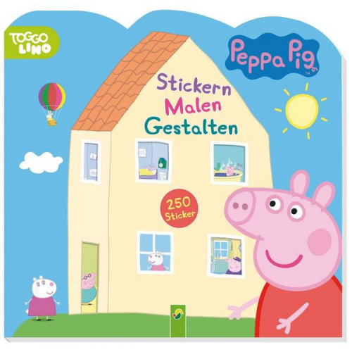 18372 - Peppa Pig Stickern Malen Gestalten