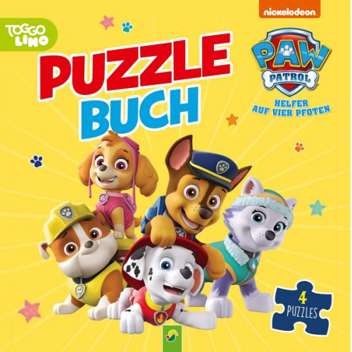 Katharina Bensch Schwager & Steinlein Verlag - PAW Patrol Puzzlebuch | Mit 4 Puzzles à 12 Teilen