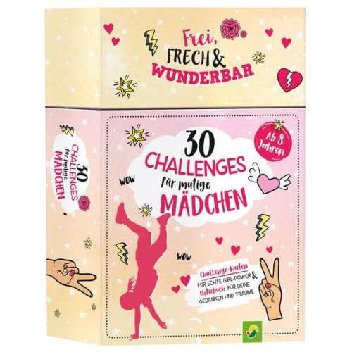 68739 - 30 Challenges für mutige Mädchen - Frei, frech, wunderbar - für Mädchen ab 8 Jahren