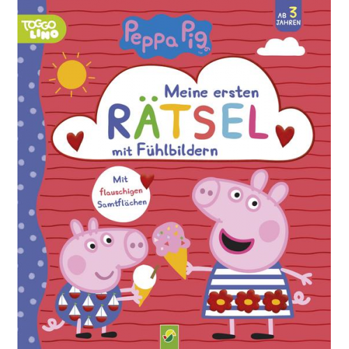 Schwager & Steinlein Verlag - Peppa Pig Meine ersten Rätsel mit Fühlbildern