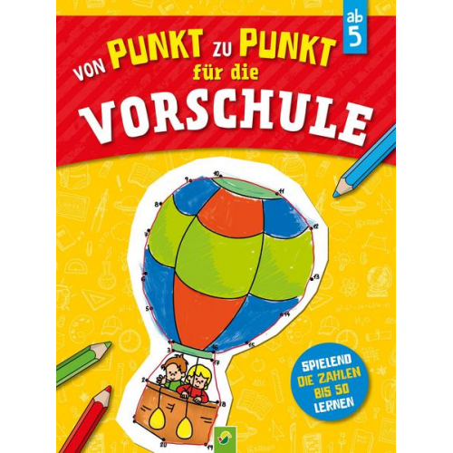 Von Punkt zu Punkt für die Vorschule für Kinder ab 5 Jahren