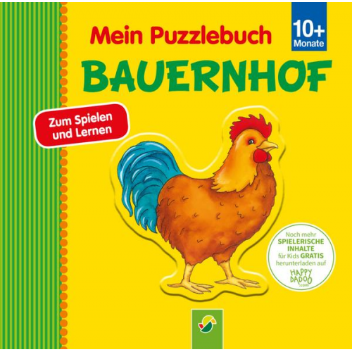 Mein Puzzlebuch Bauernhof für Kinder ab 10 Monaten