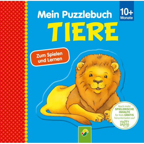 118314 - Mein Puzzlebuch Tiere für Kinder ab 10 Monaten