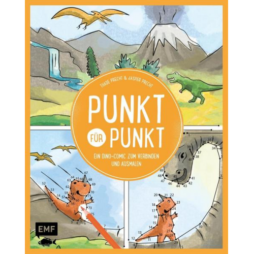 Thade Precht - Punkt für Punkt – Ein Dino-Comic zum Verbinden und Ausmalen