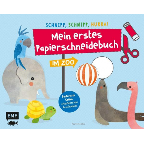 55184 - Schnipp, schnipp, hurra! Mein erstes Papierschneidebuch – Im Zoo