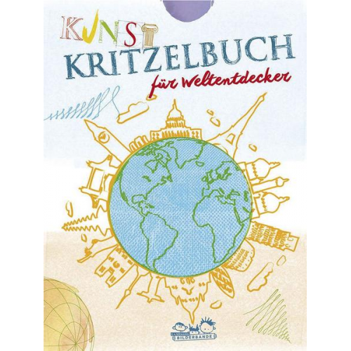 Kunstkritzelbuch für Weltentdecker