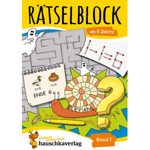 16190 - Rätselblock ab 8 Jahre, Band 1, A5-Block