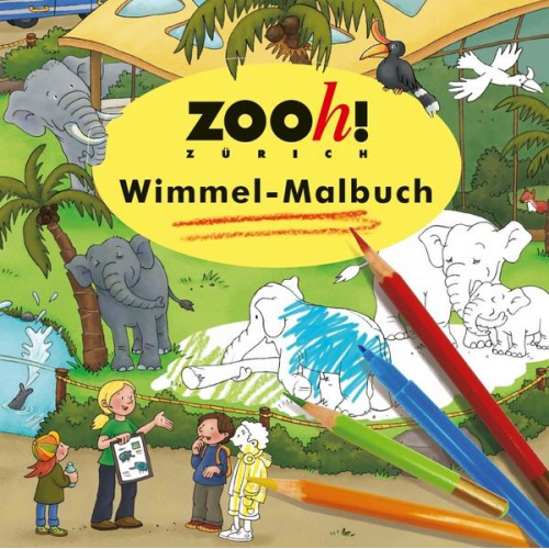 Carolin Görtler - Zoo Zürich Wimmel-Malbuch