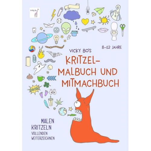 69157 - Kritzel-Malbuch und Mitmachbuch. 8-12 Jahre