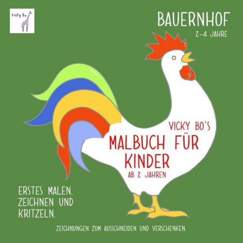 Vicky Bo - Malbuch Bauernhof ab 2 Jahre