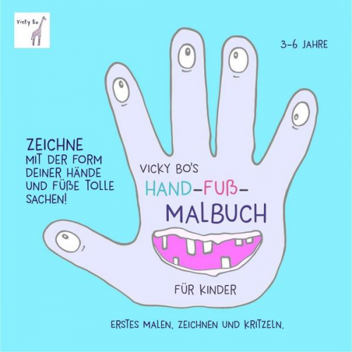 Vicky Bo - Hand-Fuß-Malbuch ab 3 Jahre