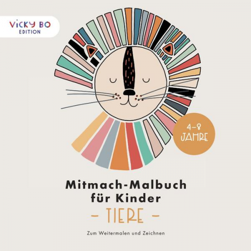 Anna-Kristina Schröder-Klasen & Vicky Bo - Mitmach-Malbuch für Kinder - TIERE