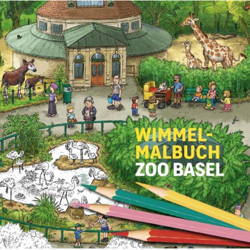 Mirco Brüchler - Wimmel-Malbuch Zoo Basel