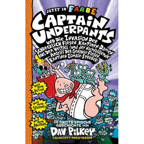 106622 - Captain Underpants Band 3 - Captain Underpants und die Invasion der schrecklich fiesen Kantinen-Damen