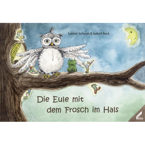 111736 - Die Eule mit dem Frosch im Hals