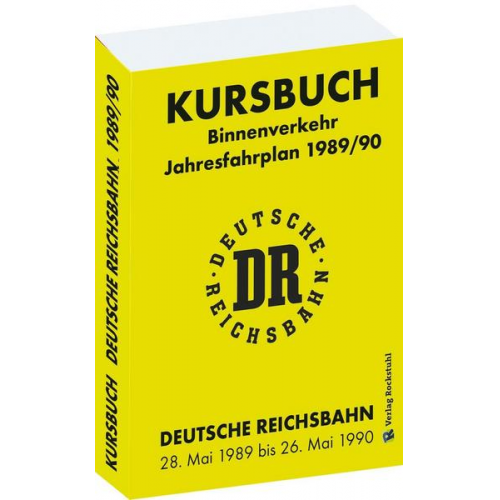 Kursbuch der Deutschen Reichsbahn 1989/90