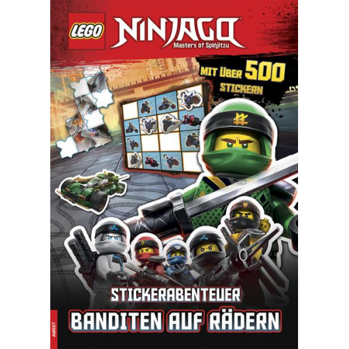 102413 - LEGO® NINJAGO® - Stickerabenteuer – Banditen auf Rädern