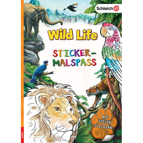 SCHLEICH® Wild Life - Sticker-Malspaß