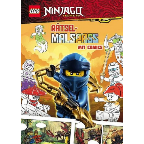 Ameet Verlag - LEGO® NINJAGO® – Rätselmalspaß mit Comics