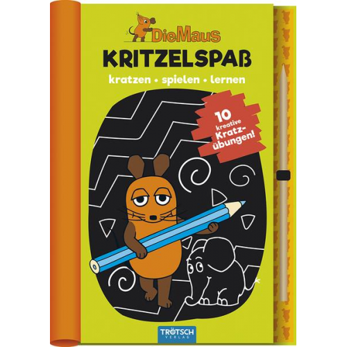 137122 - Trötsch Die Maus Kritzelspaß Kratzbuch