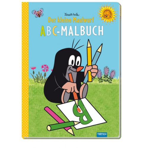 30426 - Trötsch Der kleine Maulwurf Malbuch ABC-Malbuch