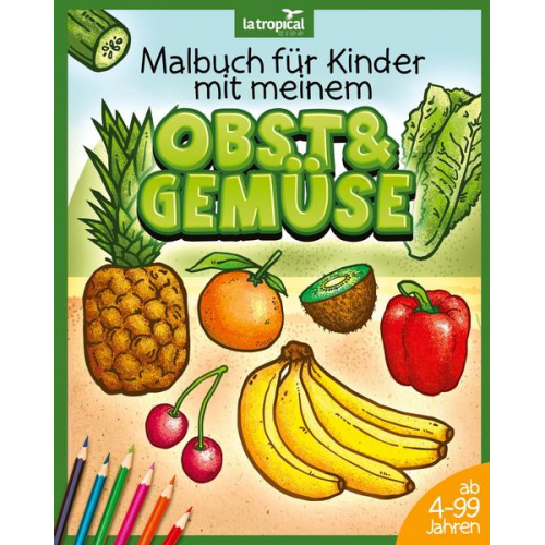 David Ludwig - Malbuch für Kinder mit meinem Obst und Gemüse