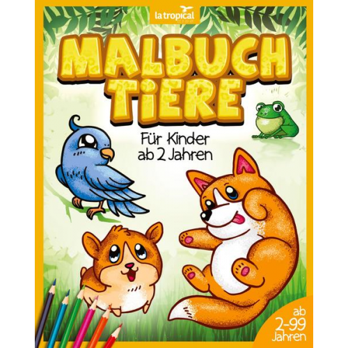 David Ludwig - Malbuch Tiere für Kinder ab 2 Jahren