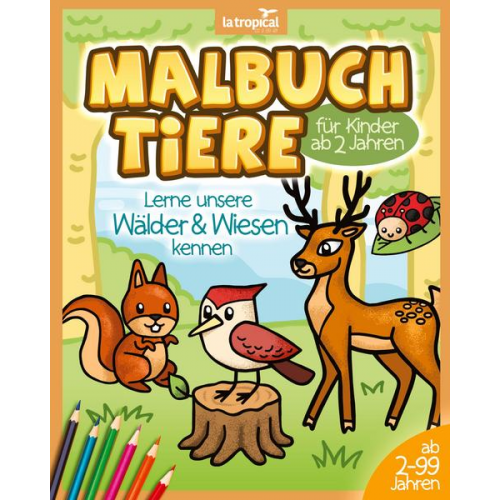 David Ludwig - Malbuch Tiere für Kinder ab 2 Jahren