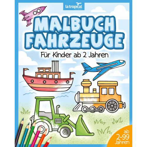 David Ludwig - Malbuch Fahrzeuge für Kinder ab 2 Jahren