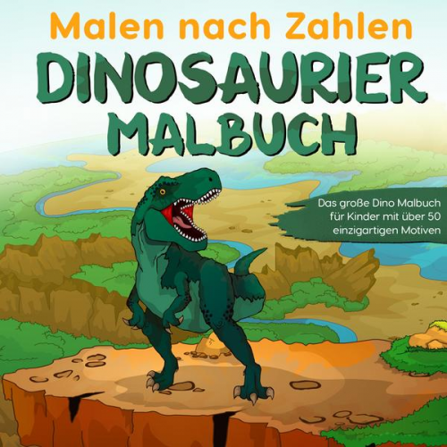 62047 - Malen nach Zahlen Dinosaurier Malbuch