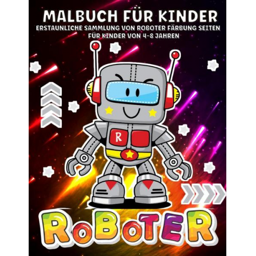 Emil Rana O'Neil - Roboter Malbuch Für Kinder