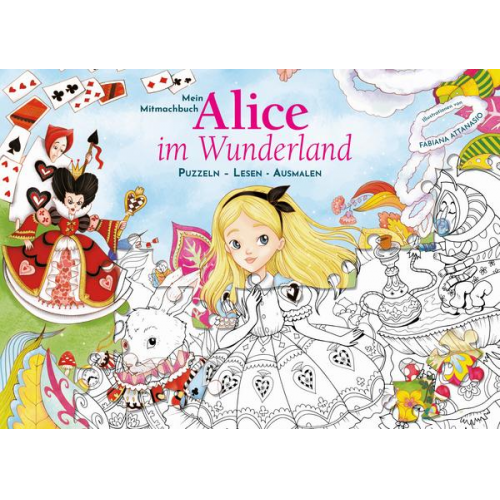 Mein Mitmachbuch: Alice im Wunderland