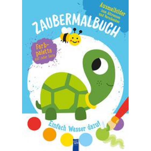 Zaubermalbuch - Schildkröte (blau)