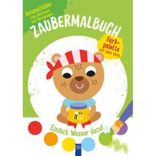 Zaubermalbuch - Bär (grün)