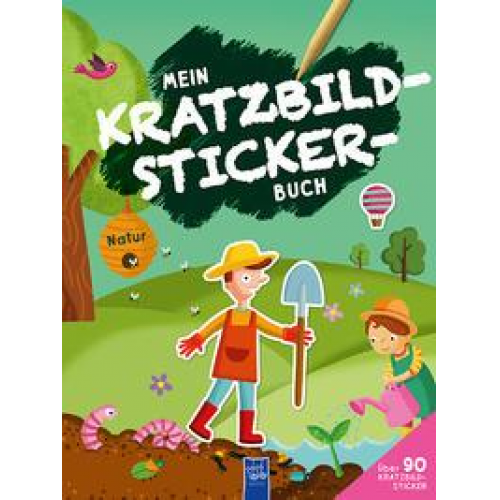 20209 - Mein Kratzbild-Stickerbuch - Natur