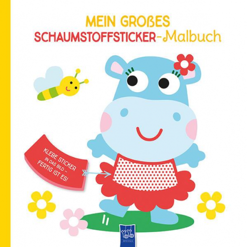 Mein großes Schaumstoffsticker-Malbuch - Nilpferd