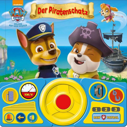 PAW Patrol - Lenkradbuch mit beweglichem Lenkrad und Geräuschen