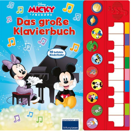 Disney Micky & Friends - Das große Klavierbuch, m. Klaviertastatur u. Soundeffekten