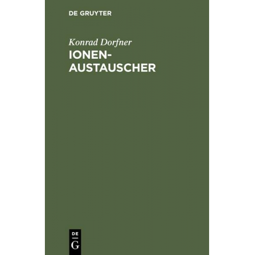 Konrad Dorfner - Ionenaustauscher