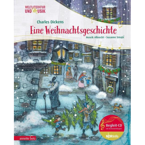 Henrik Albrecht & Charles Dickens - Eine Weihnachtsgeschichte (Weltliteratur und Musik mit CD)