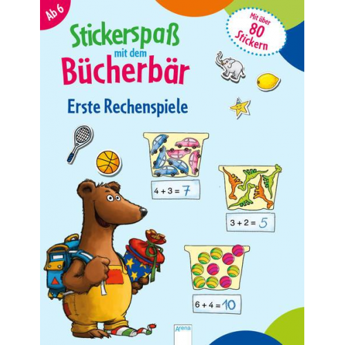 78226 - Stickerspaß mit dem Bücherbär. Erste Rechenspiele