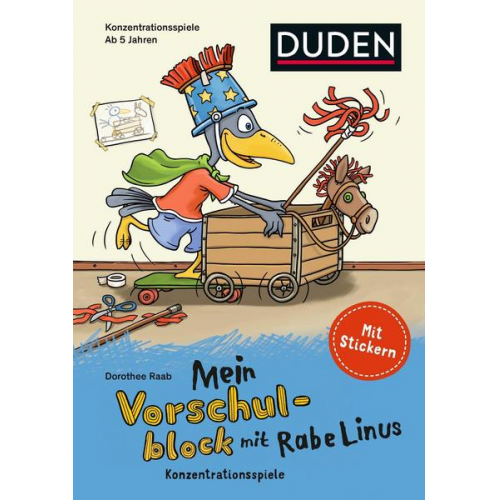 Dorothee Raab - Mein Vorschulblock mit Rabe Linus -Konzentrationsspiele