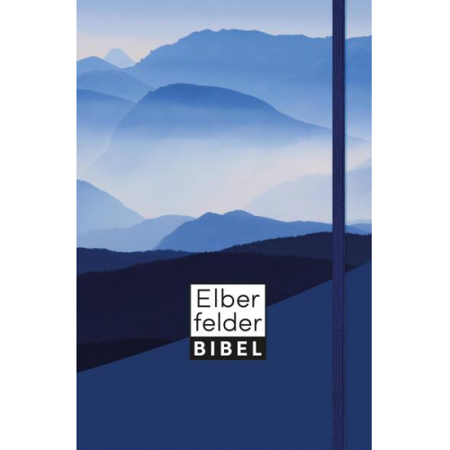 Elberfelder Bibel - Taschenausgabe, Motiv Berge, mit Gummiband