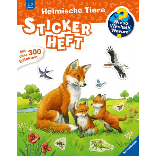 10865 - Wieso? Weshalb? Warum? Stickerheft: Heimische Tiere