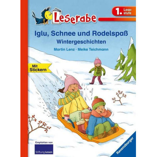 Martin Lenz - Leserabe - 1. Lesestufe: Iglu, Schnee und Rodelspaß. Wintergeschichten
