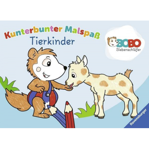 Bobo Siebenschläfer: Kunterbunter Malspaß Tierkinder