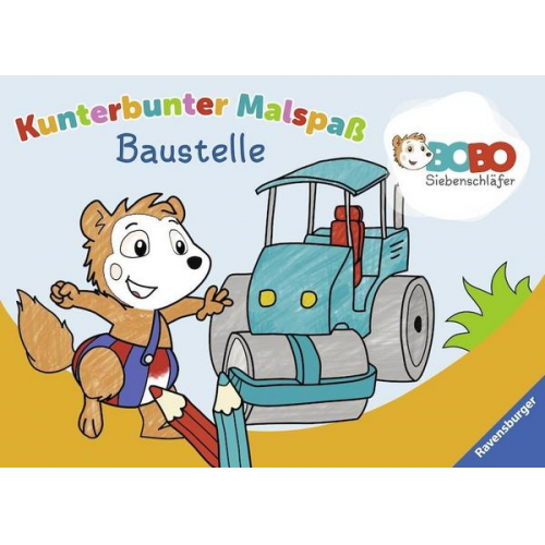 Bobo Siebenschläfer: Kunterbunter Malspaß Baustelle