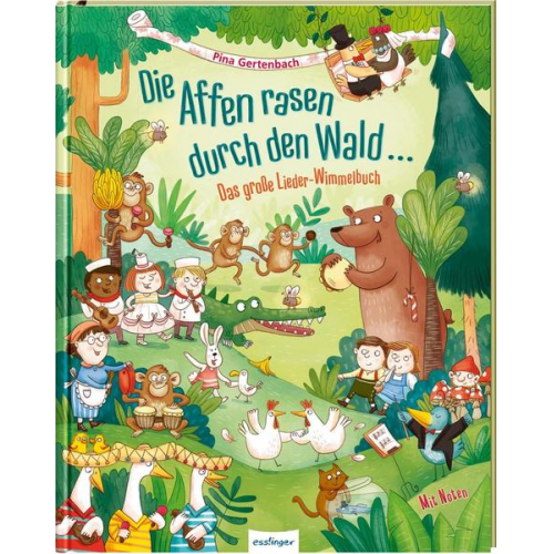 Die Affen rasen durch den Wald …