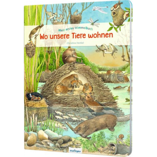 Mein erstes Wimmelbuch: Wo unsere Tiere wohnen