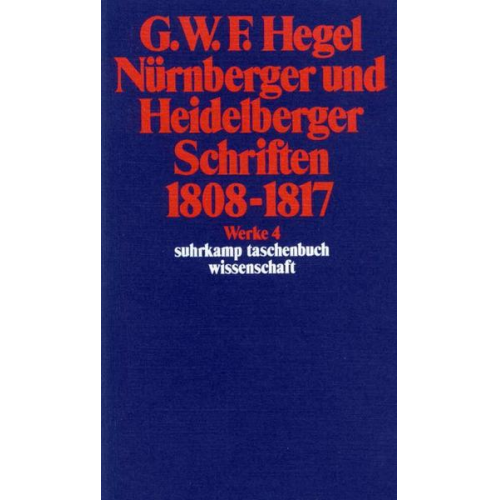 Georg Wilhelm Friedrich Hegel - Werke in 20 Bänden mit Registerband